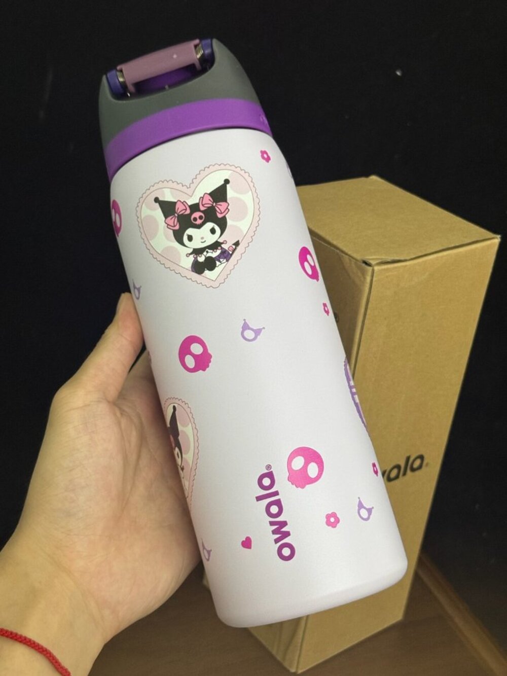 Owala FreeSip 32oz Kuromi Limited Edition Water Bottle with Orignal Box